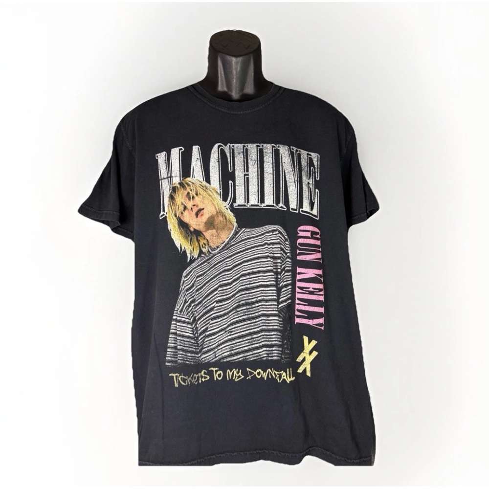 Machine Gun Kelly MGK Official Tickets To My Downfall 2021 Tour Shirt Men’s Sz L